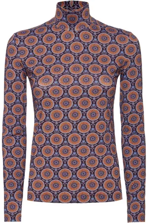 La DoubleJ Tops, Dames, Veelkleurig, S, Tweed, Stretchy Turtleneck Top
