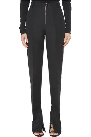 Capasa Milano Broeken, Dames, Zwart, S, Slim Fit Broek