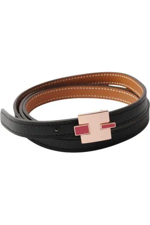 Hermès Pre-owned, Heren, Zwart, ONE Size, Leer, Pre-owned Leather belts