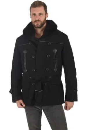 La Canadienne Jassen, Heren, Zwart, 3Xl, Katoen, Zwarte Canadese militaire jas