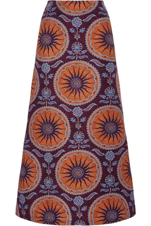 La DoubleJ Rokken, Dames, Veelkleurig, S, Wol, Winter A-Line Rok Sovereign Print