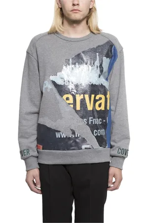 JUUN.J Sweatshirts & Hoodies, Heren, Grijs, M, Geborduurde Print Sweater