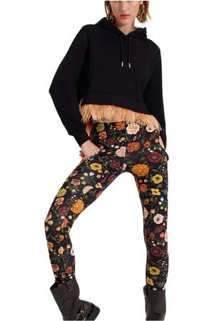 La DoubleJ Broeken, Dames, Veelkleurig, L, Tweed, Skinny Jersey Leggings