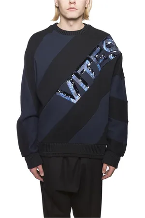 JUUN.J Sweatshirts & Hoodies, Heren, Zwart, S, Oversized Crewneck Sweatshirt