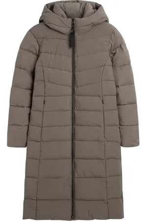 Cinque Mantels, Dames, Bruin, M, Polyester, Winter Stijlvol Lichtgewicht Pufferjas