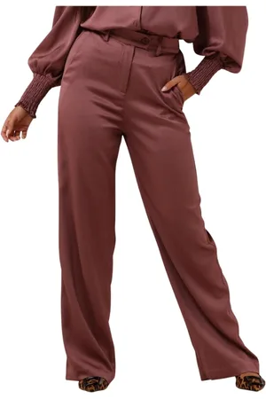 AMAYA Amsterdam Broeken, Dames, Paars, L, Bellini Pants Paarse Damesbroek