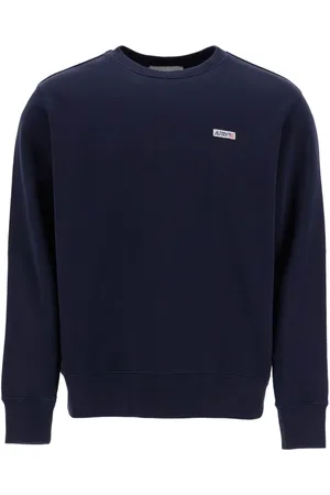 Autry Sweatshirts & Hoodies, Heren, Blauw, S, Katoen, Vintage Crewneck Sweatshirt