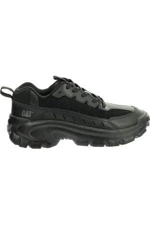 Caterpillar Schoenen, Heren, Zwart, 43 EU, Leer, Lite Intruder Lage Sneakers
