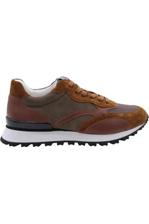 Nathan-Baume Schoenen, Heren, Bruin, 42 EU, Frisanco Sneaker