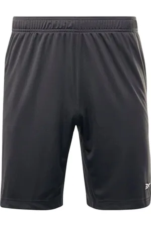Reebok Korte broeken, Heren, Zwart, S, Gebreide Shorts voor Dagelijks Comfort