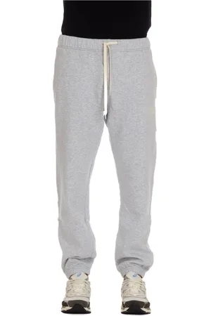 Autry Broeken, Heren, Grijs, L, Katoen, Grijze Broek met Elastische Taille