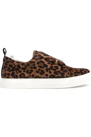 Pierre Hardy Schoenen, Dames, Bruin, 39 EU, Leopard Black Sneakers