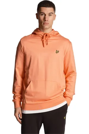 Lyle & Scott Sweatshirts & Hoodies, Heren, Oranje, L, Fly Fleece Hoodie