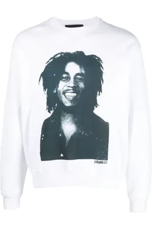 Dsquared2 Sweatshirts & Hoodies, Heren, Wit, XS, Katoen, Casual Sweatshirt voor Dagelijks Comfort
