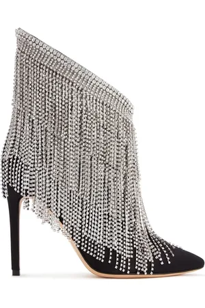 SOPHIA WEBSTER Schoenen, Dames, Zwart, 40 EU, Zwarte Kristal Enkellaarzen