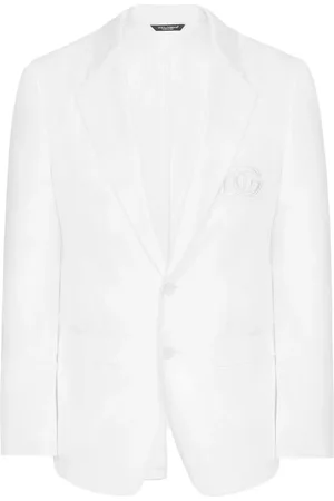 Dolce & Gabbana Jassen, Heren, Wit, L, Stijlvolle Jas G2Sm 6Zfu 6Zfw 0800