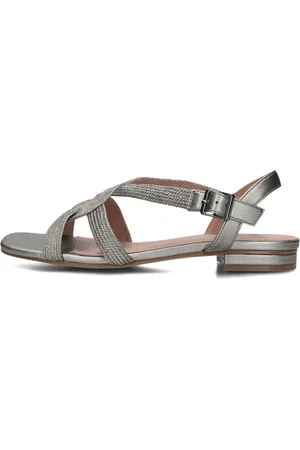 Bibi Lou Schoenen, Dames, Grijs, 36 EU, Grijze Sandalen voor Stijlvolle Zomerdagen