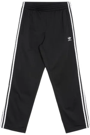 adidas Broeken, Heren, Zwart, XL, Katoen, Zwarte broek met strepen