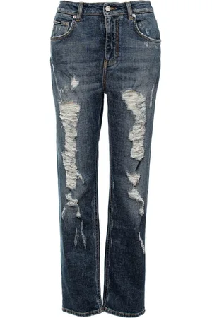 Dolce & Gabbana Jeans, Dames, Blauw, M, Denim, Klassieke Denim Jeans