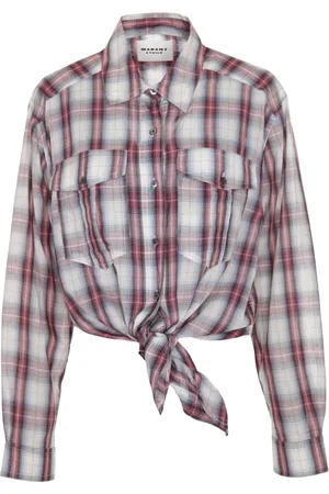Isabel Marant Blouses & Shirts, Dames, Veelkleurig, S, Blouse met lange mouwen en klassieke kraag
