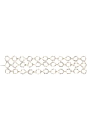 Isabel Marant Accessoires, Dames, Grijs, ONE Size, Verstelbare Messing en Zilveren Armband