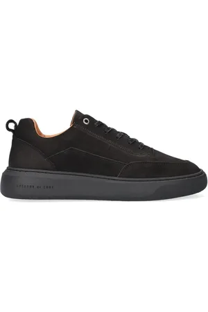 Cycleur de luxe Schoenen, Heren, Zwart, 45 EU, Leer, Zwarte Sneaker Roubaix Stijlvol Ontwerp
