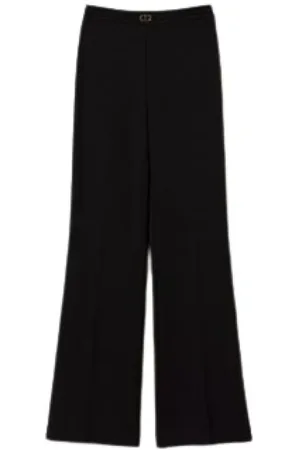 Twin-Set Broeken, Dames, Zwart, M, Zwarte Broek voor Vrouwen