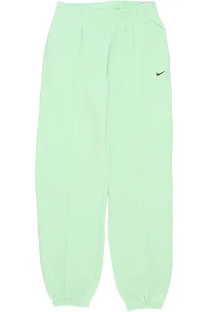 Nike Broeken, Dames, Groen, S, Fleece Trainingsbroek Groen/Zwart
