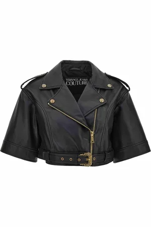 VERSACE Jassen, Dames, Zwart, L, Trendy Coats Assortment
