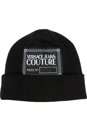 VERSACE Accessoires, unisex, Zwart, ONE Size, Wol, Caps