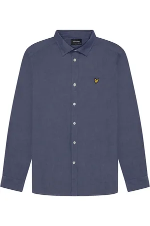 Lyle & Scott Overhemden, Heren, Blauw, L, Shirts