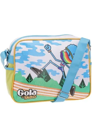 Gola Tassen, Dames, Veelkleurig, ONE Size, Witte Stoffen Handtas met Schouderband