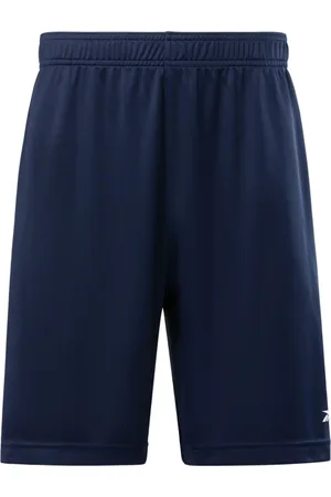 Reebok Korte broeken, Heren, Blauw, XL, Gebreide Shorts voor Dagelijks Comfort