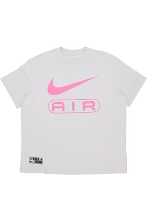 Nike Tops, Dames, Grijs, M, Katoen, Air Bf Tee Photon Dust