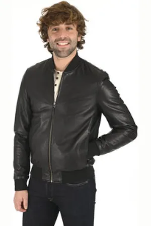 La Canadienne Jassen, Heren, Zwart, 2Xl, Polyester, Zwarte leren jas