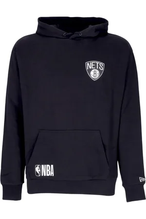 New Era Sweatshirts & Hoodies, Heren, Zwart, XL, Katoen, NBA Half Logo Oversized Hoodie