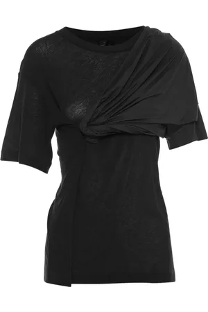 Unravel Project Tops, Dames, Zwart, S, Jersey T-shirt