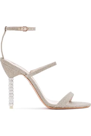 SOPHIA WEBSTER Schoenen, Dames, , 41 EU, Champagne Glitter Sandalen