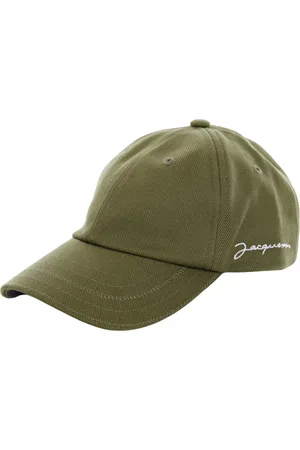 Jacquemus Accessoires, Heren, Groen, 56 CM, Six-Panel Cap met Verstelbare Achterkant