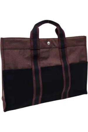 Hermès Pre-owned, unisex, Zwart, ONE Size, Pre-owned Canvas totes