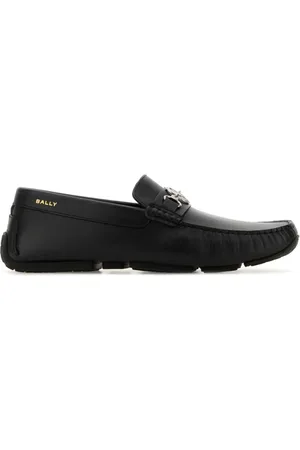 Bally Schoenen, Heren, Zwart, 40 EU, Stijlvolle zwarte leren loafers