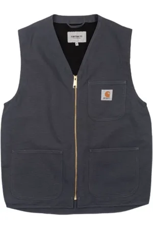 Carhartt Jassen, Heren, Grijs, S, Stijlvolle Arbor Vest voor Mannen