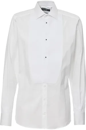Dolce & Gabbana Overhemden, Heren, Wit, M, Katoen, Casual Katoenen Overhemd