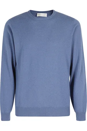FILIPPO DE LAURENTIIS Truien, Heren, Blauw, 2Xl, Wol, Cashmere Wool Sweater