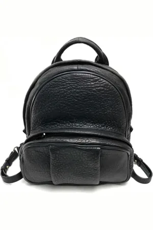 Alexander Wang Pre-owned, unisex, Zwart, ONE Size, Tweedehands leren schoudertassen