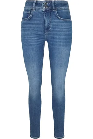 Guess Jeans, Dames, Blauw, W30, Denim, Slim Fit Denim Jeans