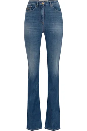 Elisabetta Franchi Jeans, Dames, Blauw, W29, Blauwe Jeans voor Vrouwen