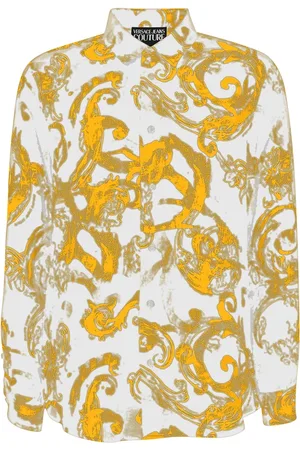 VERSACE Overhemden, Heren, Veelkleurig, L, Stijlvolle Overhemden Collectie