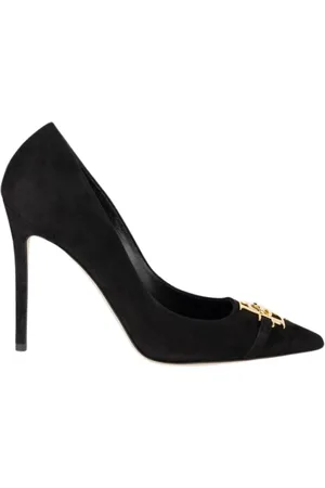 Elisabetta Franchi Schoenen, Dames, Zwart, 38 EU, Platte Schoenen voor Vrouwen