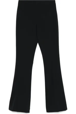 Twin-Set Broeken, Dames, Zwart, XS, Zwarte Bootcut Broek Cady Textuur